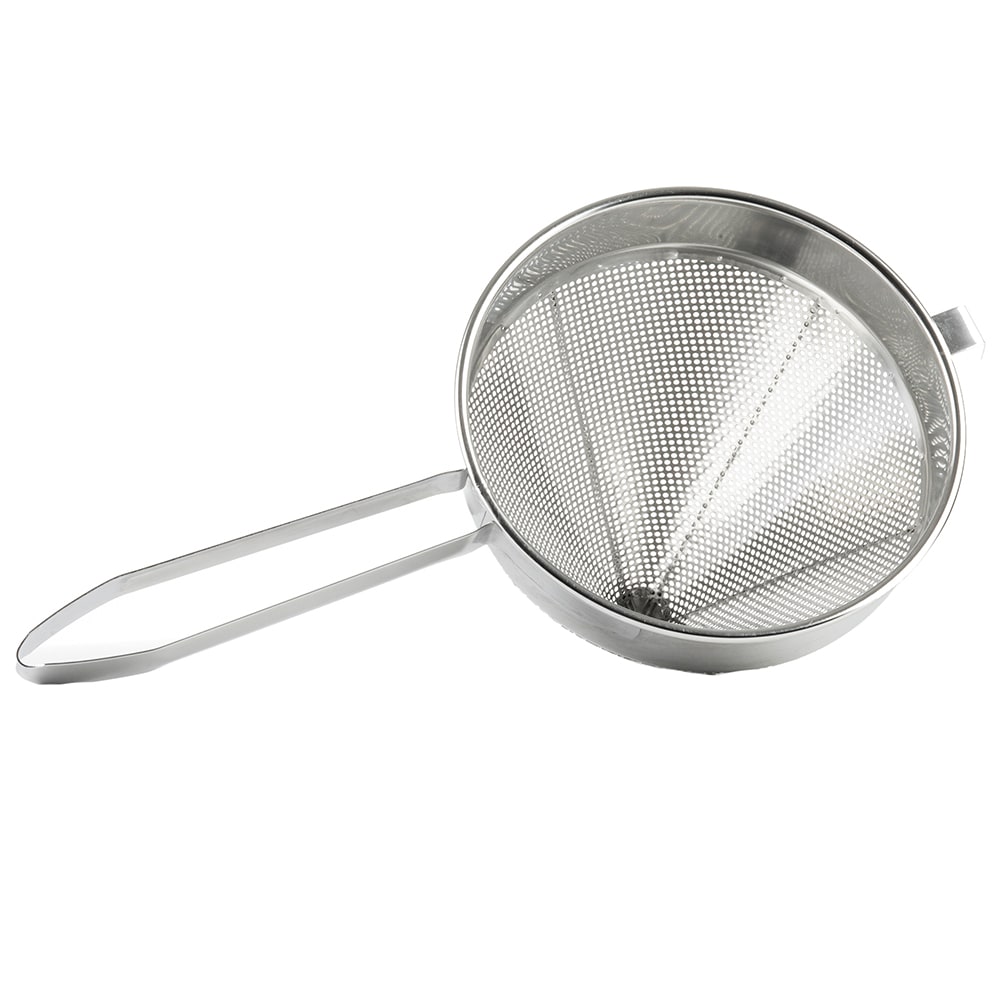 Tablecraft 1610 10" Coarse China Cap Strainer, Stainless