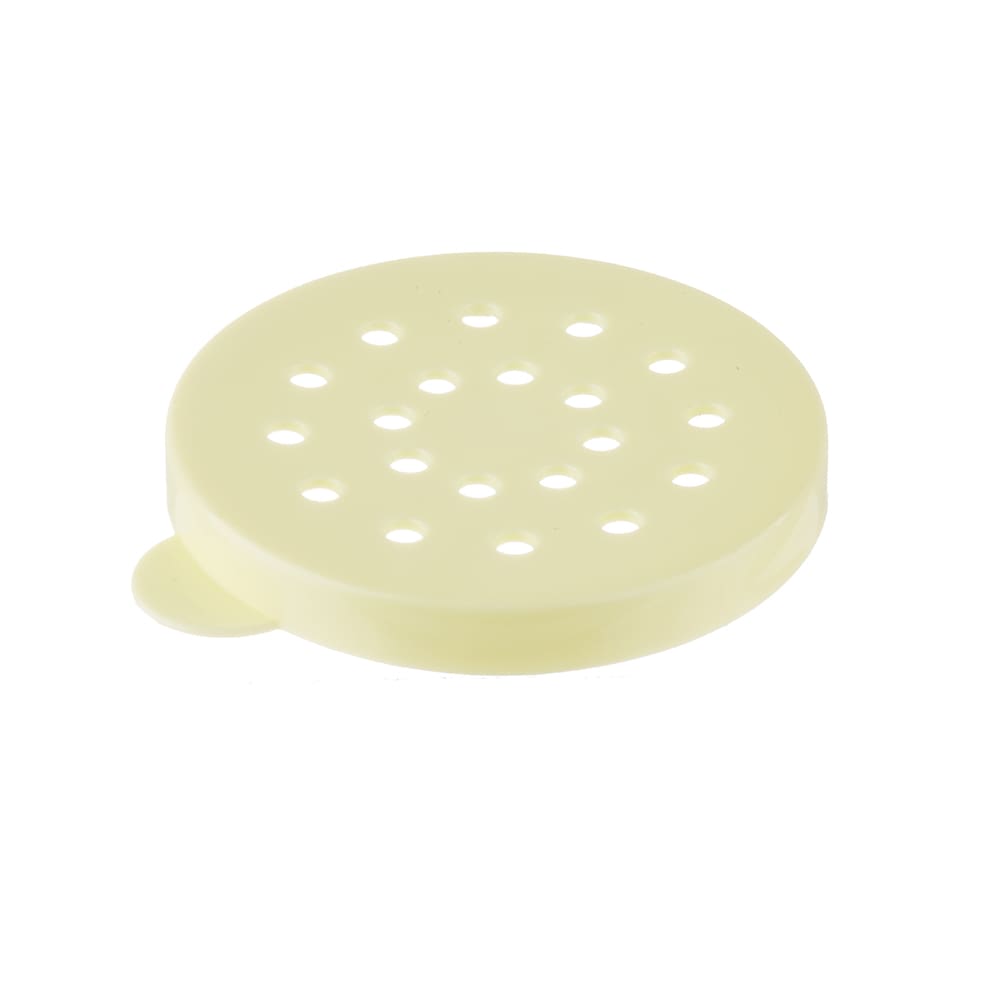 229-166DT Universal Dredge Lid for Cheese - Polycarbonate, Yellow