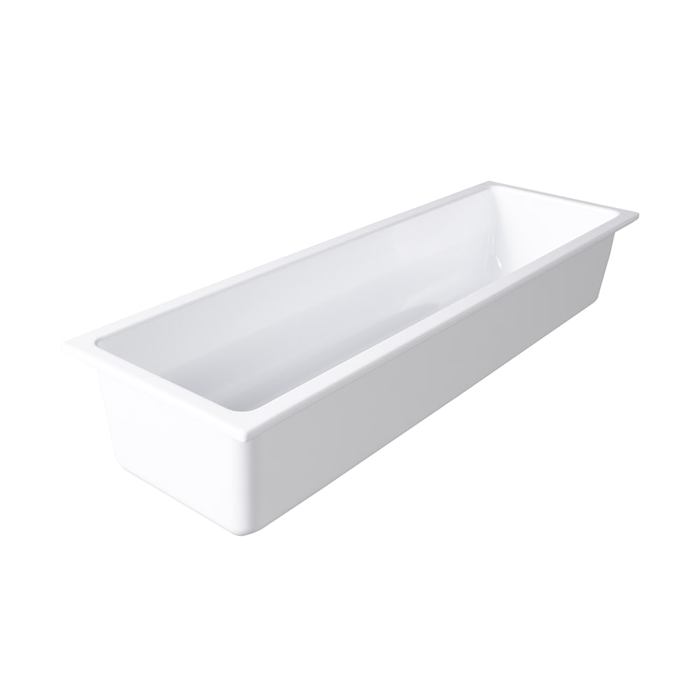 701-B24206W 3 3/4"D Half Size Long Food Pan