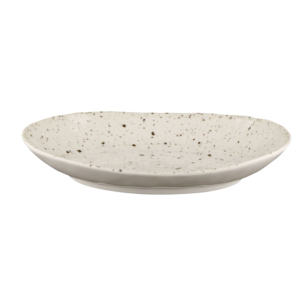 701-D1181OVCC 11" x 8 3/8" Oval Melamine Dinner Plate - Chocolate Chip