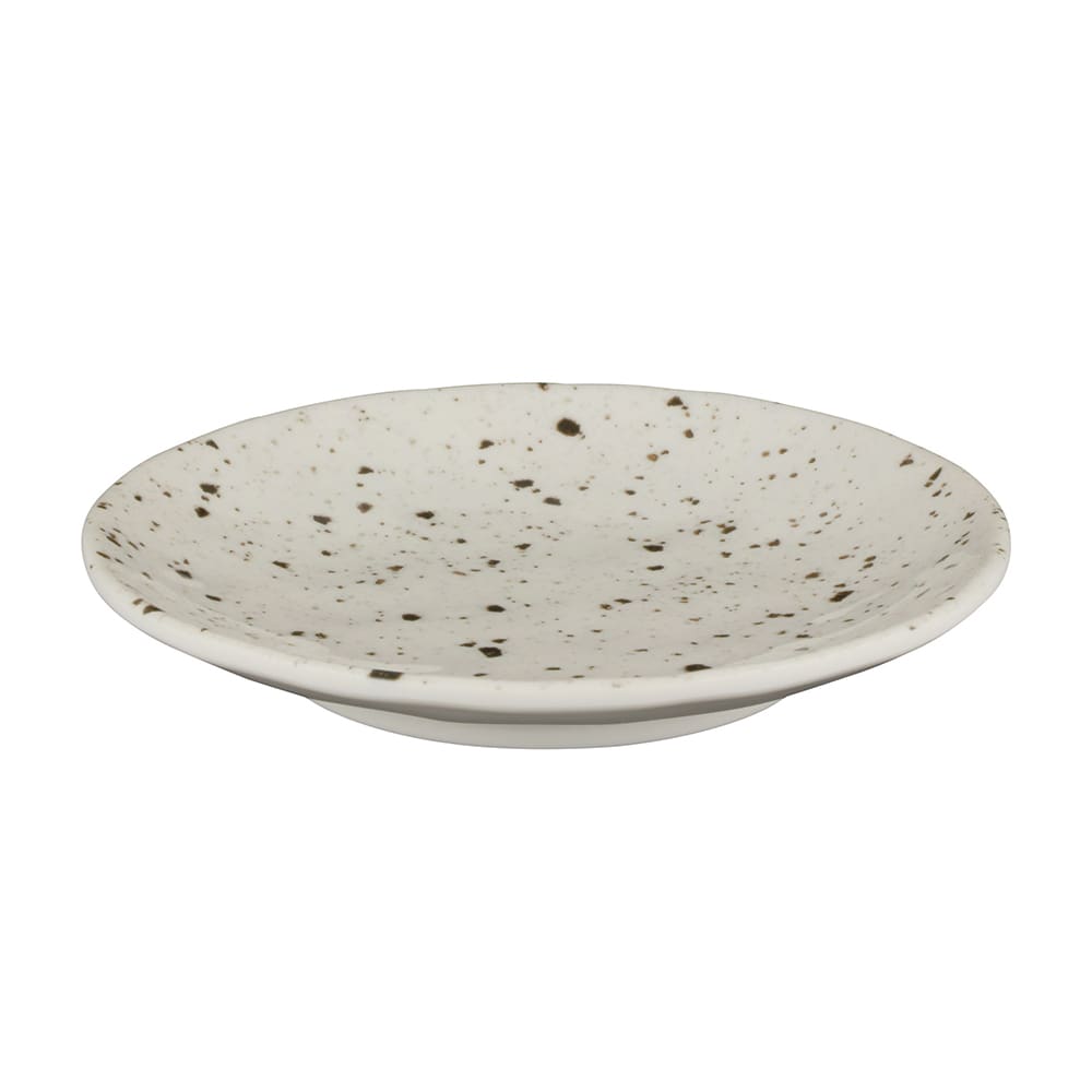 701-D61RCC 6 1/8" Round Melamine Dessert Plate, Chocolate Chip
