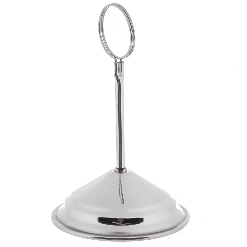 229-1306 6" Number Card Holder - Stainless
