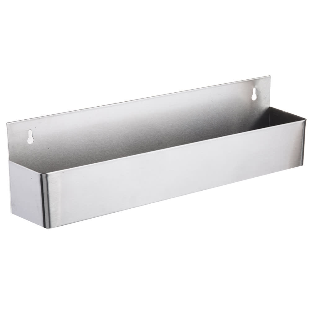 229-5122 22" Single Stainless Speed Rail, Holds 5 Quart/Liter Bottles