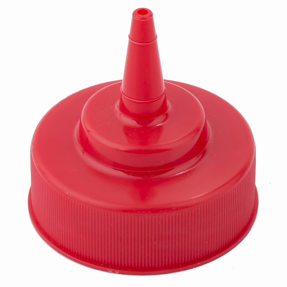 229-53TK Red Cone Tip Top, Fits all 53 mm Wide Mouth Dispensers