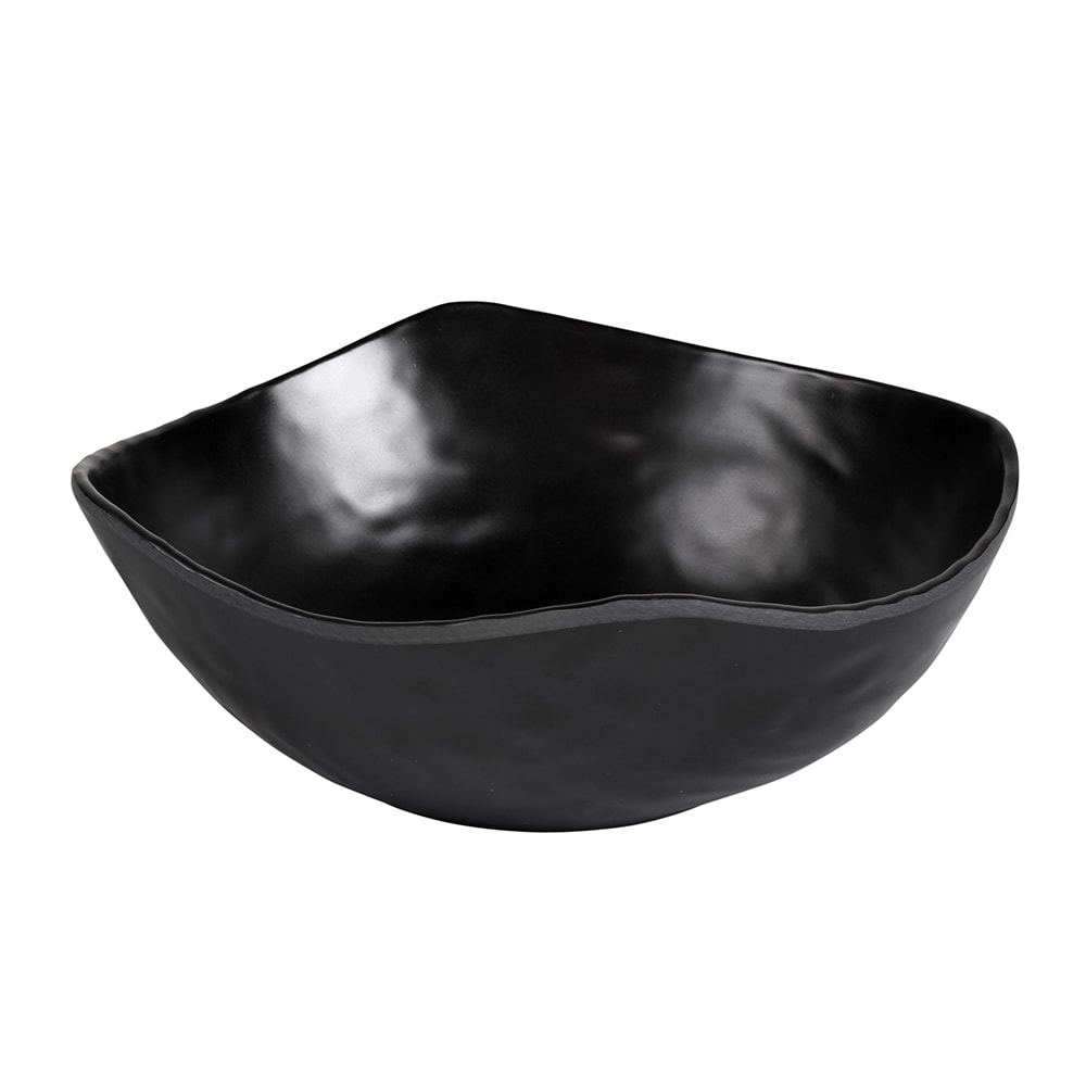 701-JW2015B 32 oz Square Melamine Serving Bowl, Black