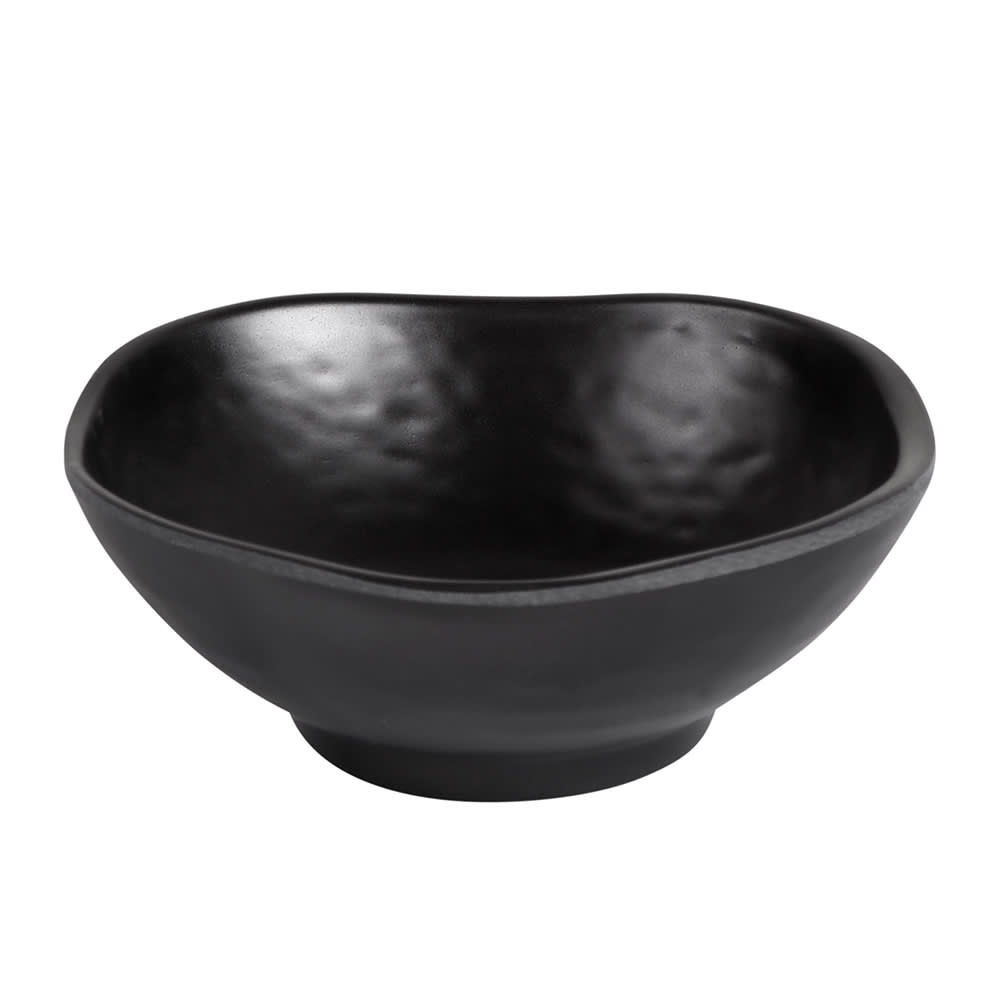 701-JW6032B 6 oz Round Melamine Bowl, Black