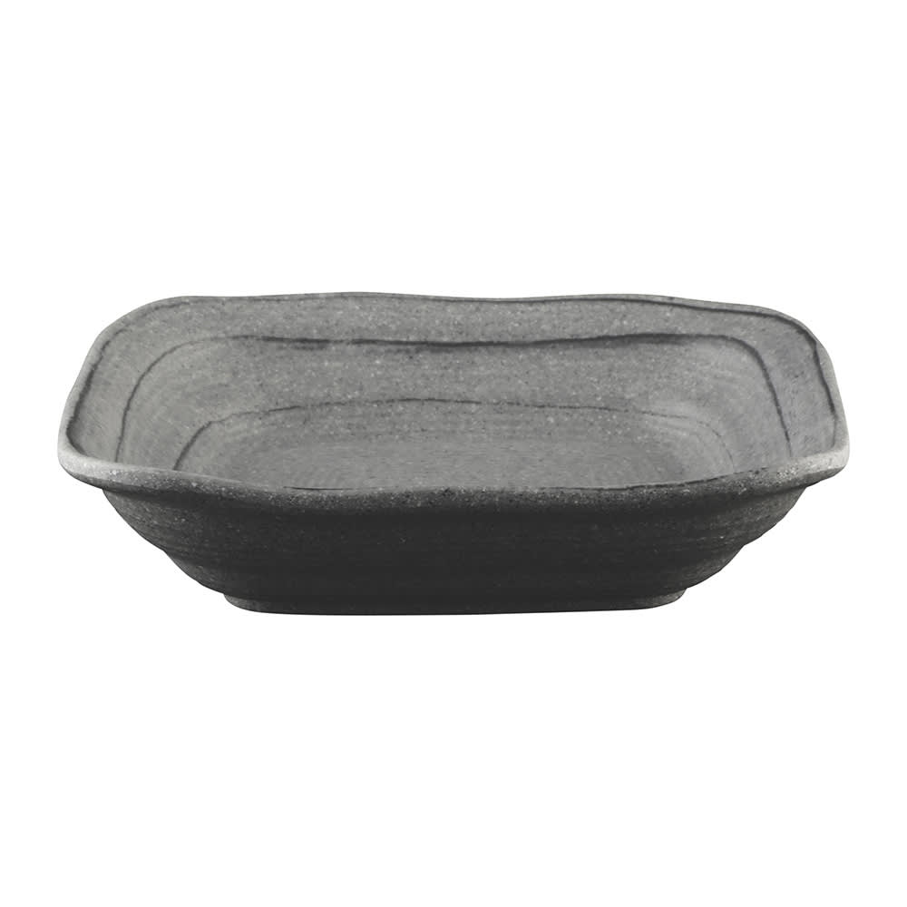 701-D8BSTGSD 29 oz Square Melamine Bowl, Granite Stone