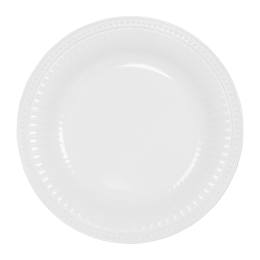 701-M14RNW 14" Round Foundations Platter - Melamine, White
