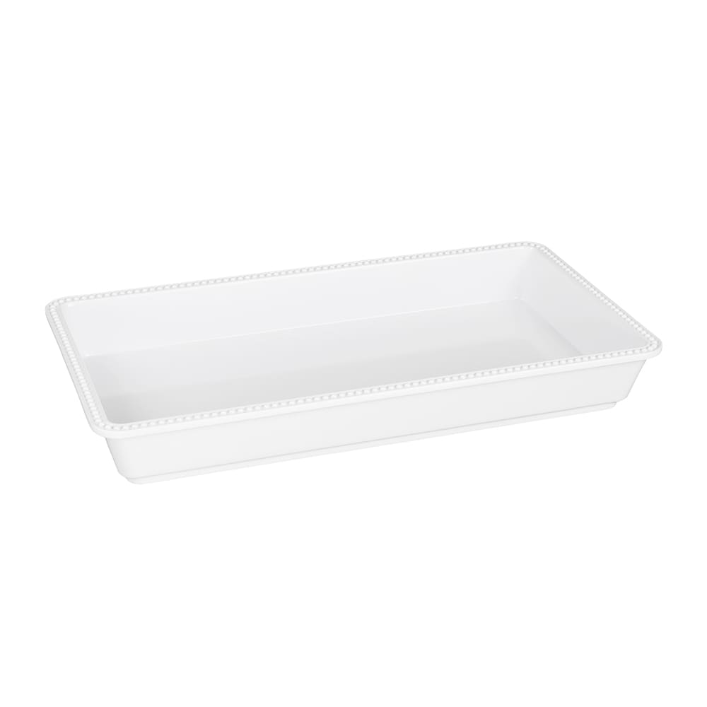 701-M1582NW Rectangular Serving Tray - 15"L x 8"W, Melamine, White