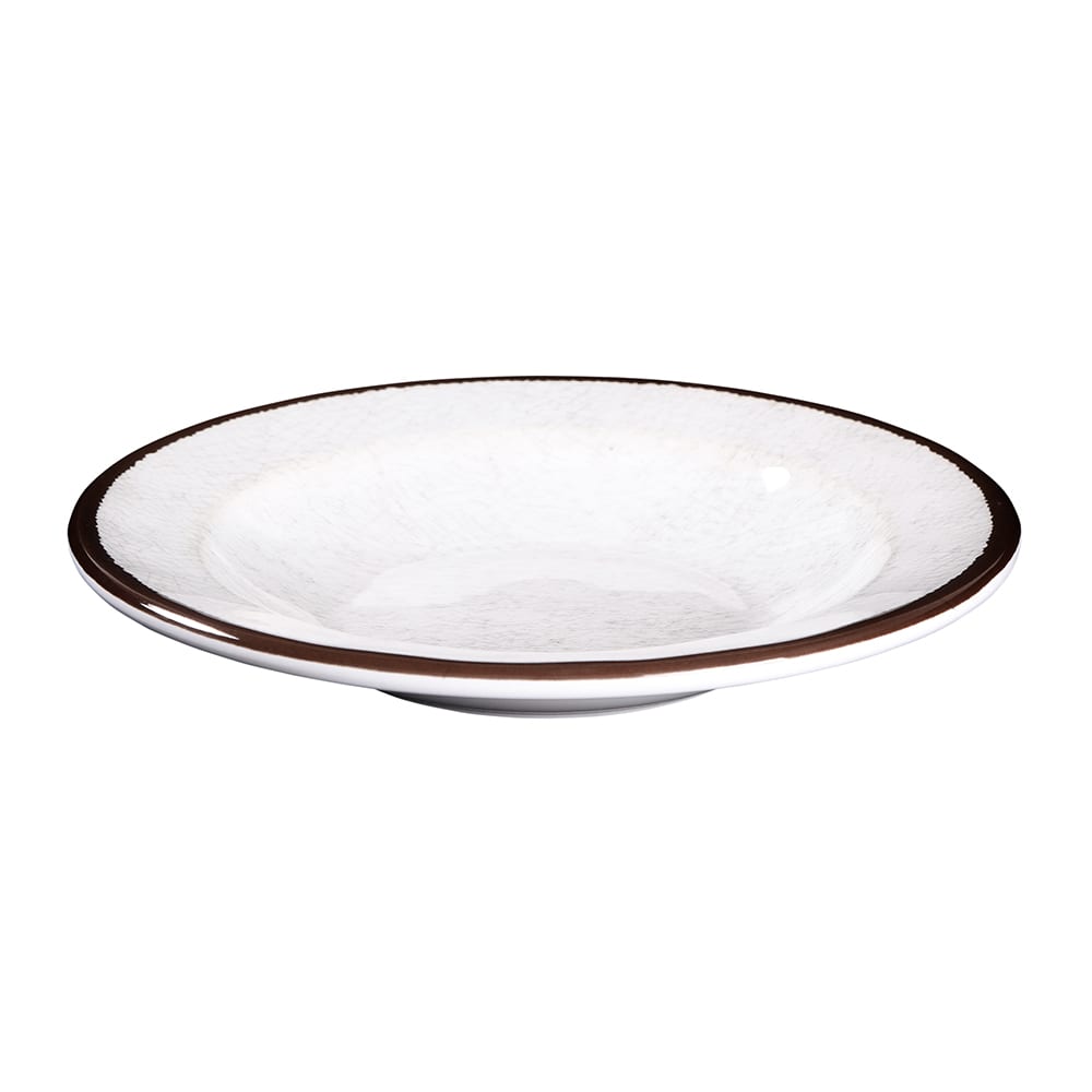 701-DB878MW 12 oz Round Melamine Pasta/Soup Bowl, White