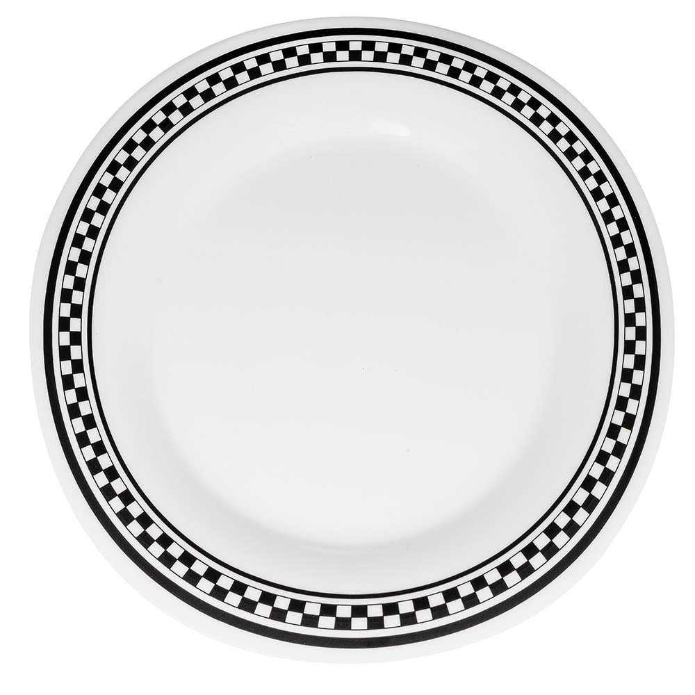 284-WP10X 10 1/2" Round Melamine Dinner Plate, White