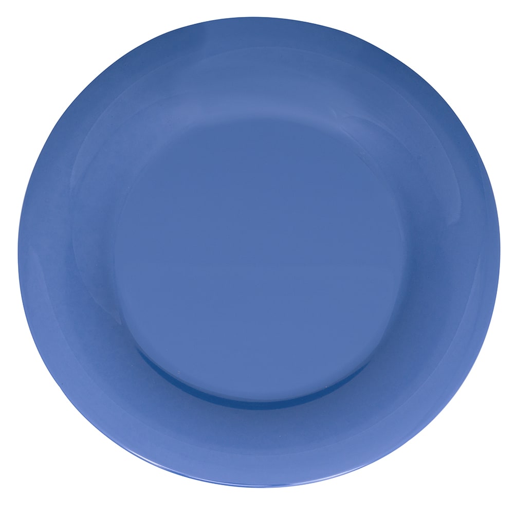284-WP12PB 12" Round Melamine Dinner Plate, Peacock Blue