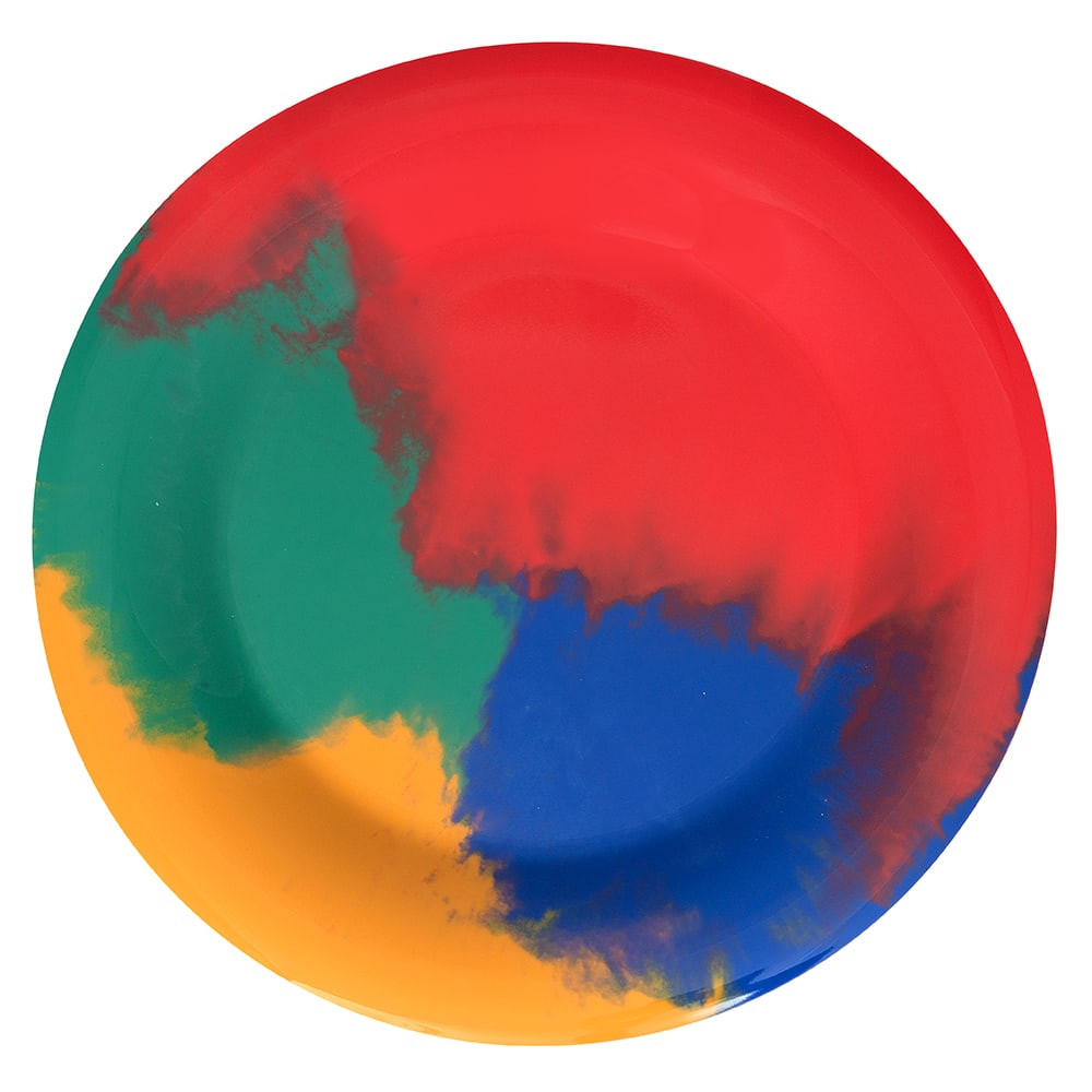 284-WP9CE 9" Round Melamine Dinner Plate, Multi Colored