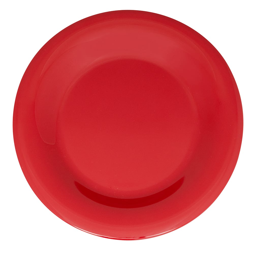 284-WP9CR 9" Round Melamine Dinner Plate, Cranberry
