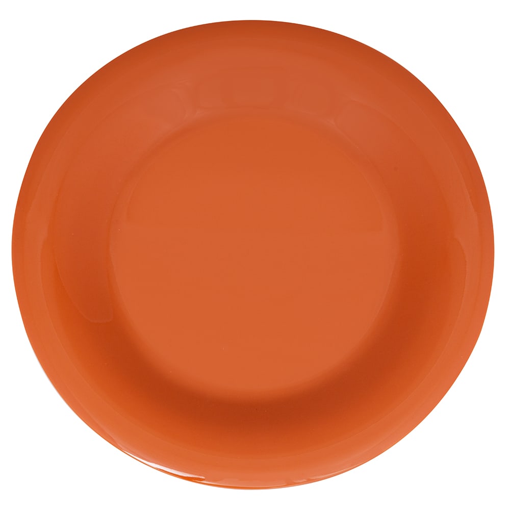 284-WP9PK 9" Round Melamine Dinner Plate, Pumpkin