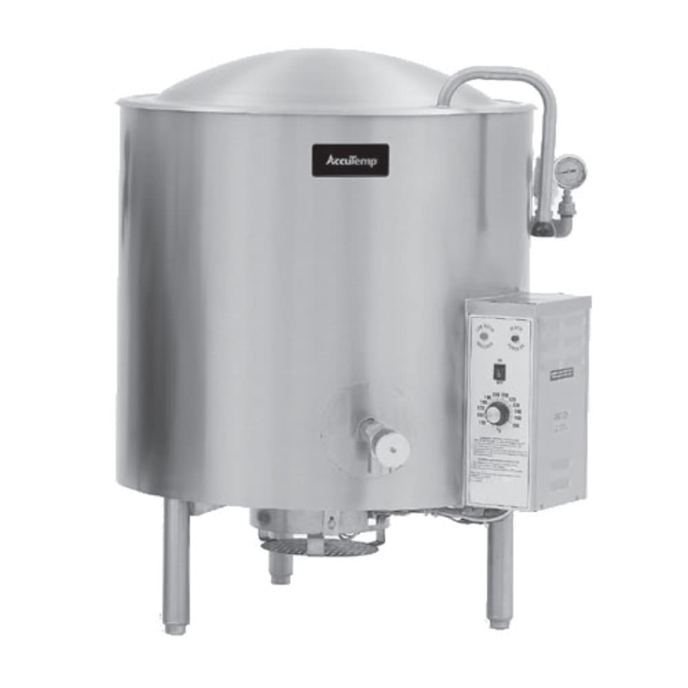 087-ALLGB40NG 40 gal Steam Kettle - Stationary, 2/3 Jacket, Natural Gas