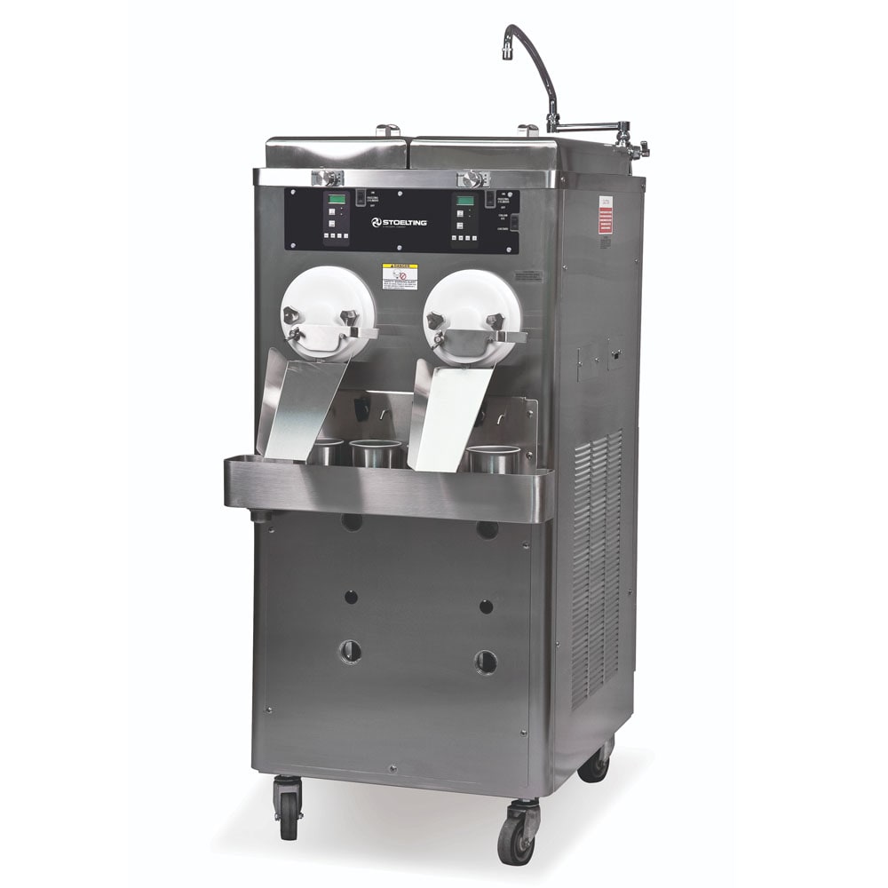 217-M202109 Custard Freezer w/ (2) 24 qt Hoppers - Water Cooled, 208-240v/3ph