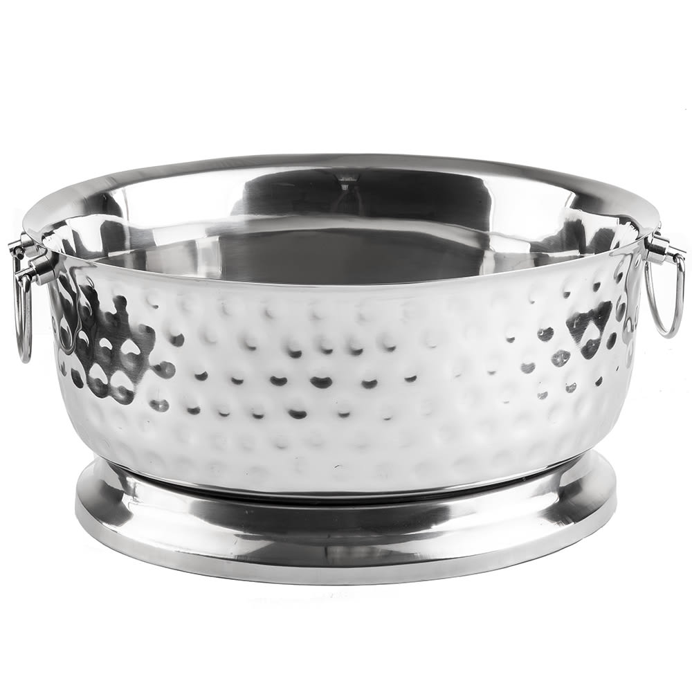 229-BT1815 4 9/10 gal Oval Cooling Tub - 18"L x 15 1/4"W x 8 3/4"H, Stainless Stee...