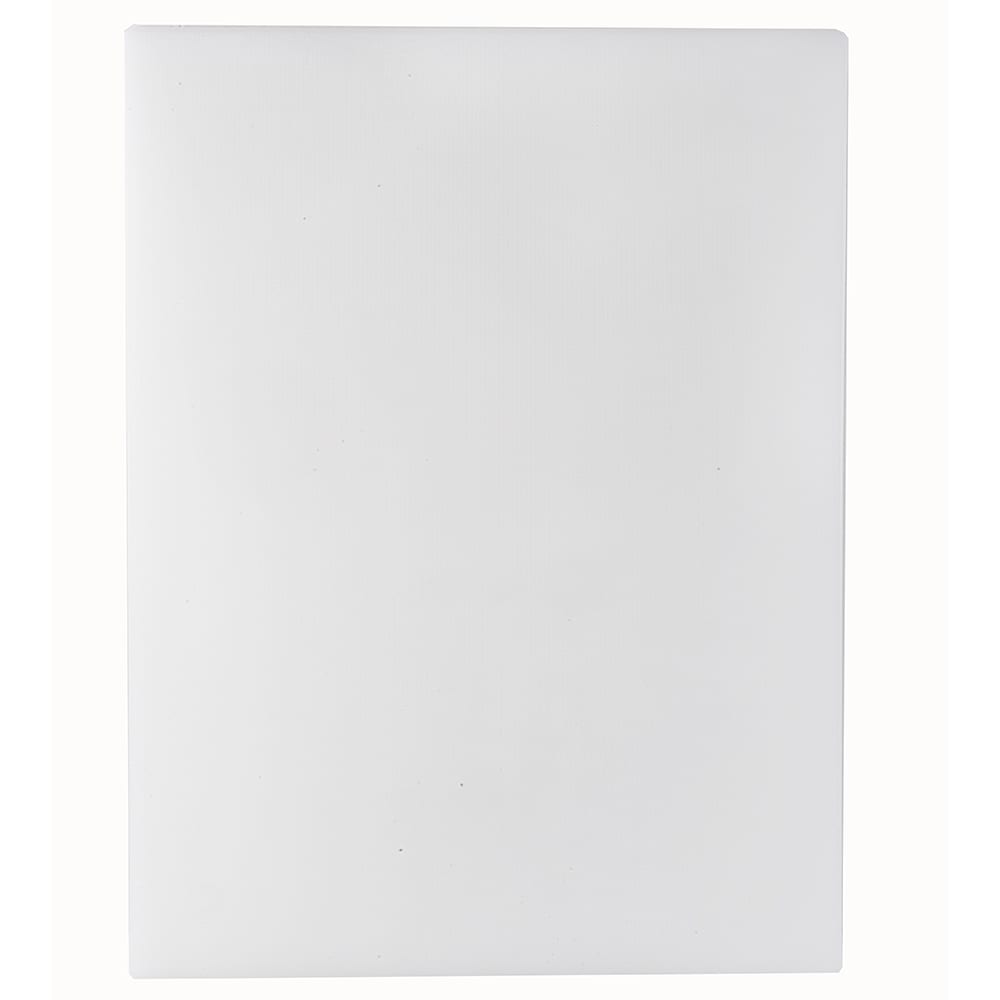 229-CB1520WA White Polyethylene Cutting Board, 15 x 20 x 1/2", NSF Approved