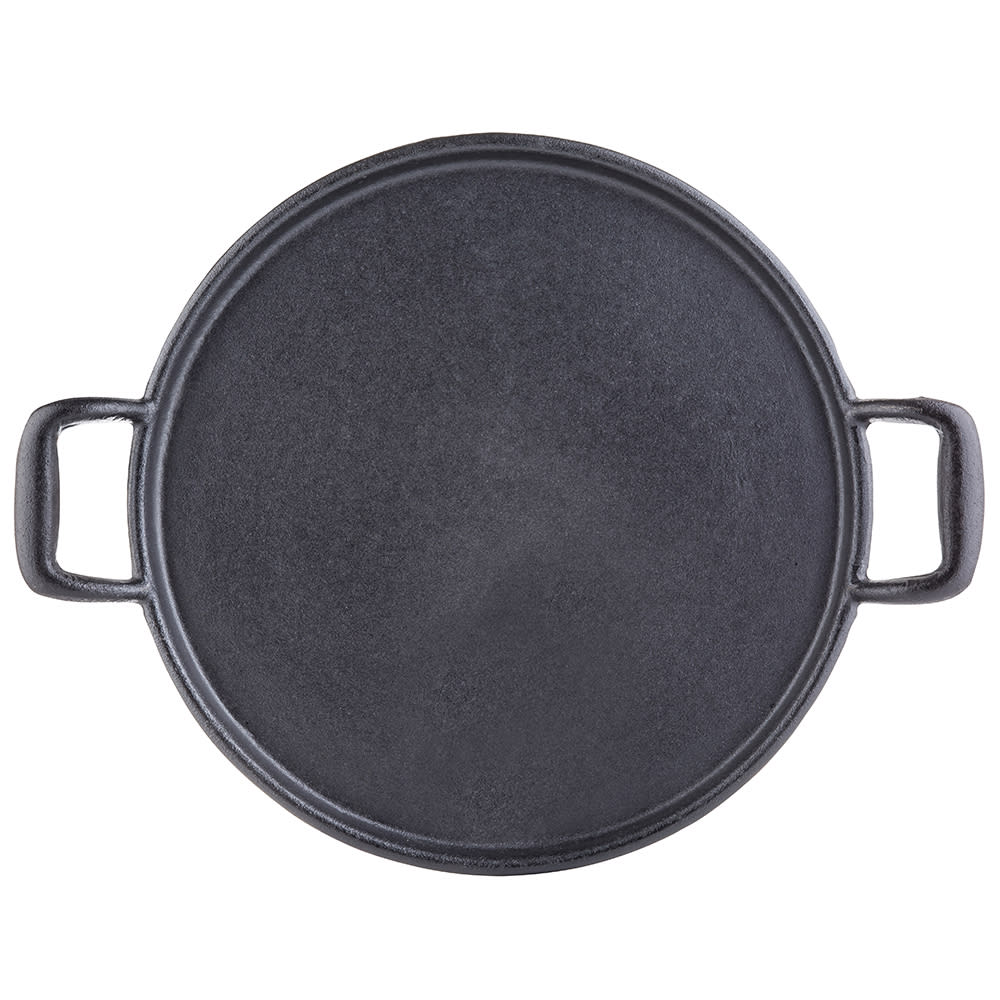 229-CW30118 13 1/2" Pizza Pan w/ Handles, Cast Iron