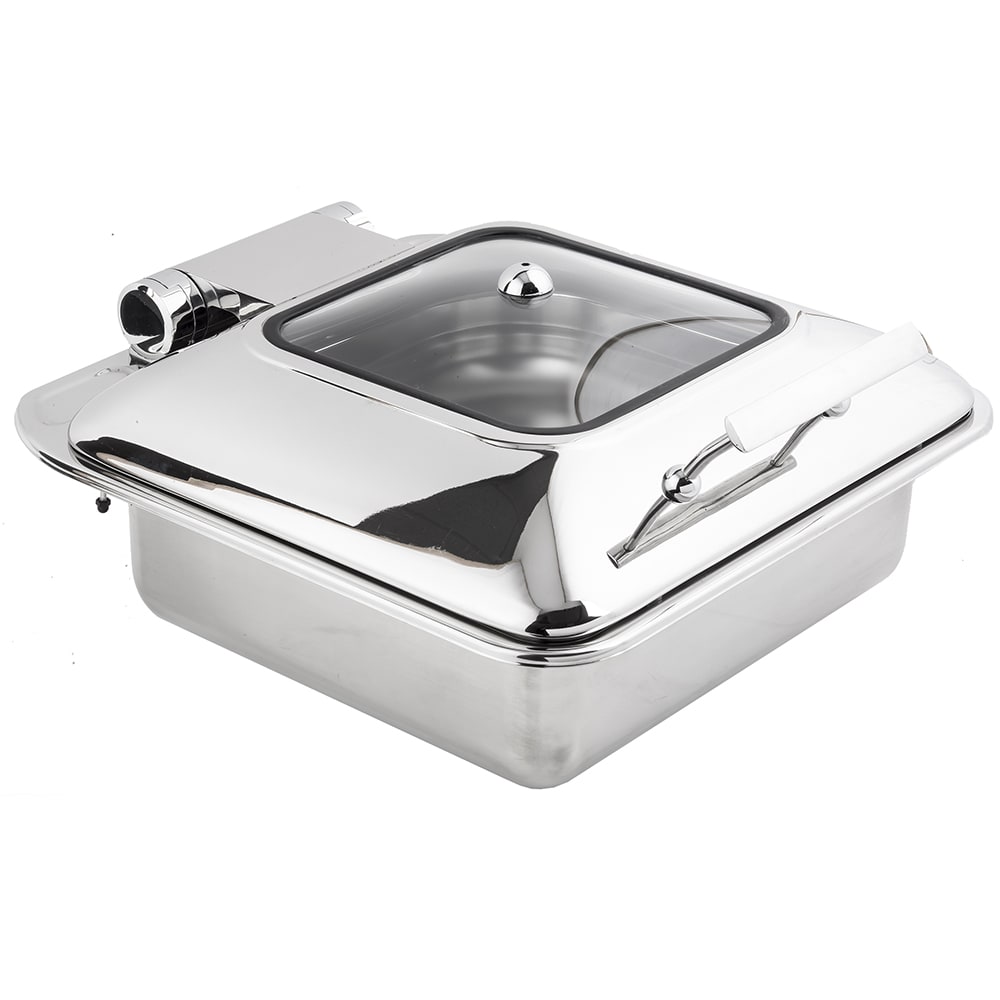 229-CW40163 Two-Thirds Size Chafer w/ Hinged Lid & Induction Heat