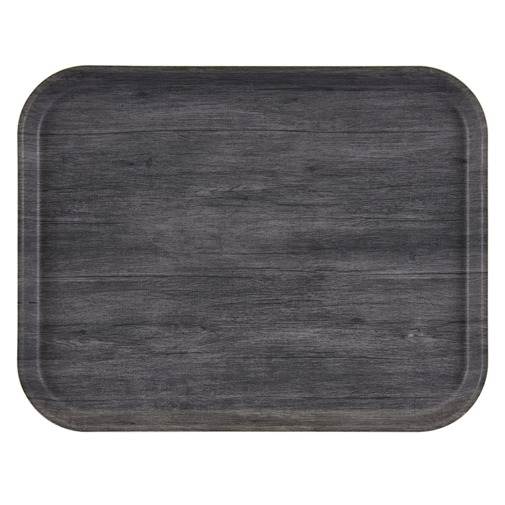 144-1520DCET815 Rectangular Serving EpicTread™ Camtray - 15" x 20", Fiberglass, Charcoa...