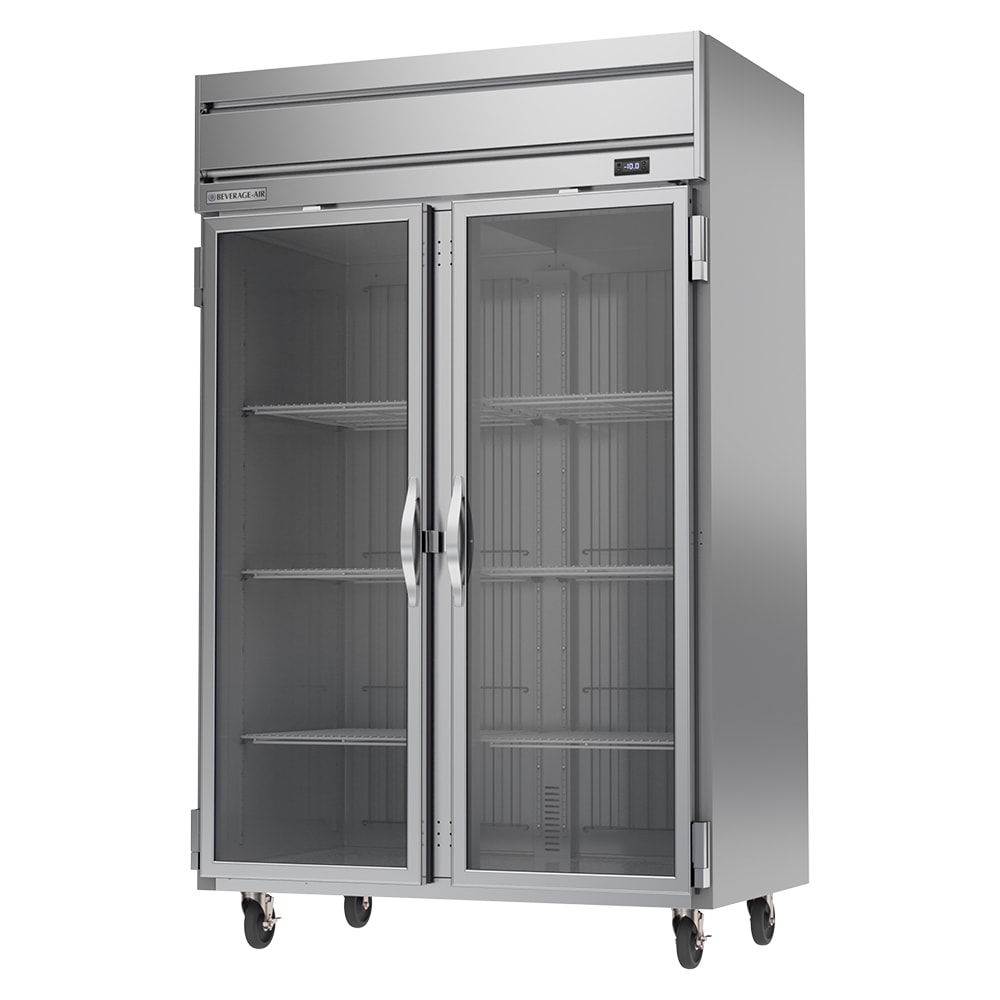 118-HF2HC1G 52" Horizon Series Two Section Reach In Freezer, (2) Left/Right Hinge Glass Door...