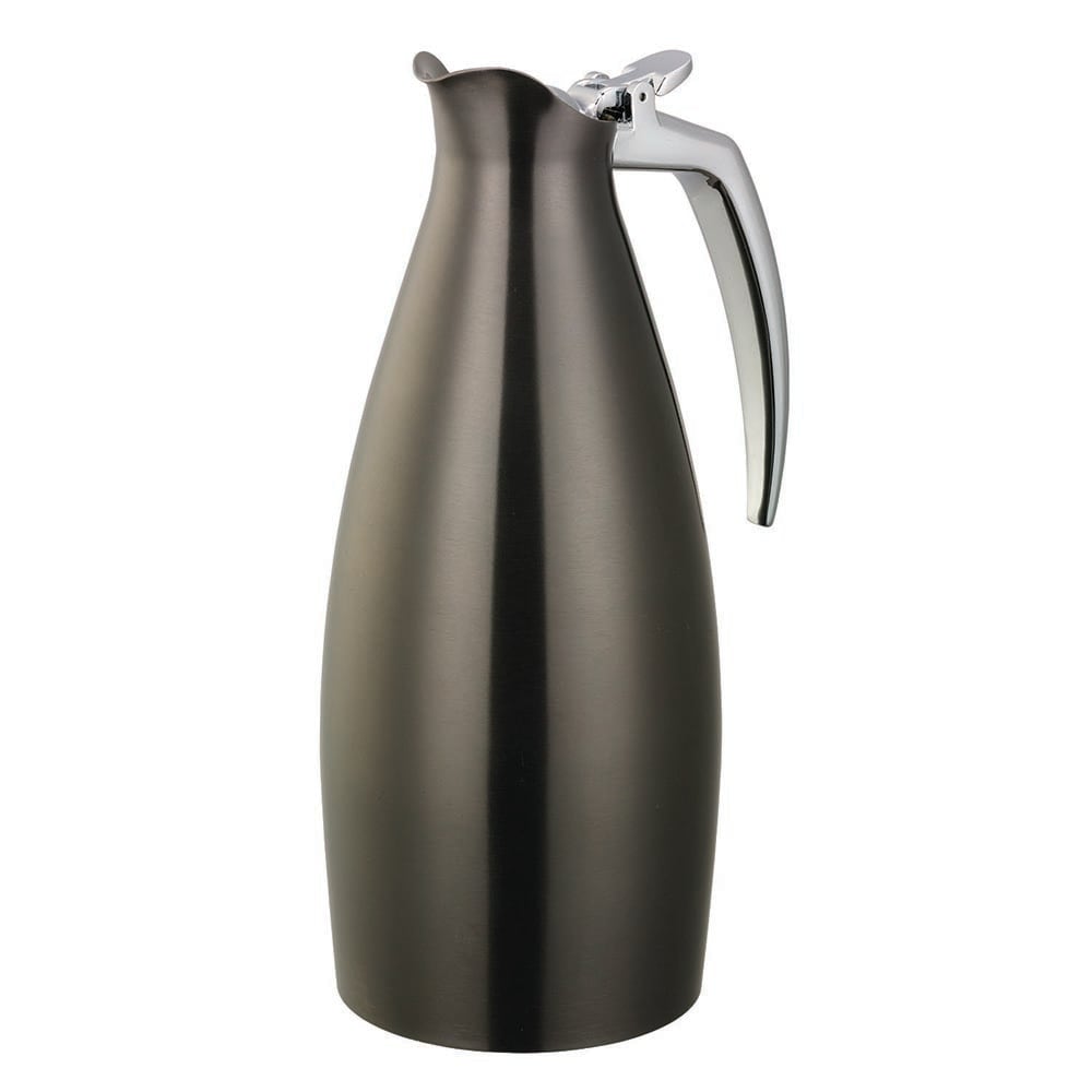 482-ALTU10BSDT 1 liter Altus Beverage Server w/ Push Button Lid - Stainless Liner, Dark Tungsten