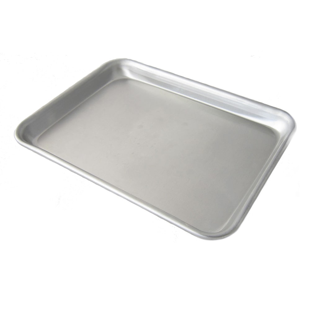 284-477800 Rectangular Serving Tray - 13" x 9", Aluminum