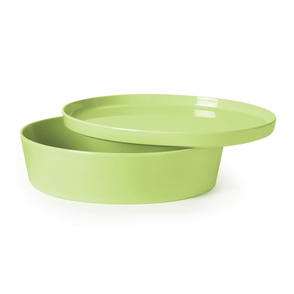 284-CB1035LM 91 oz Round Melamine Cabana Box Set, Lime