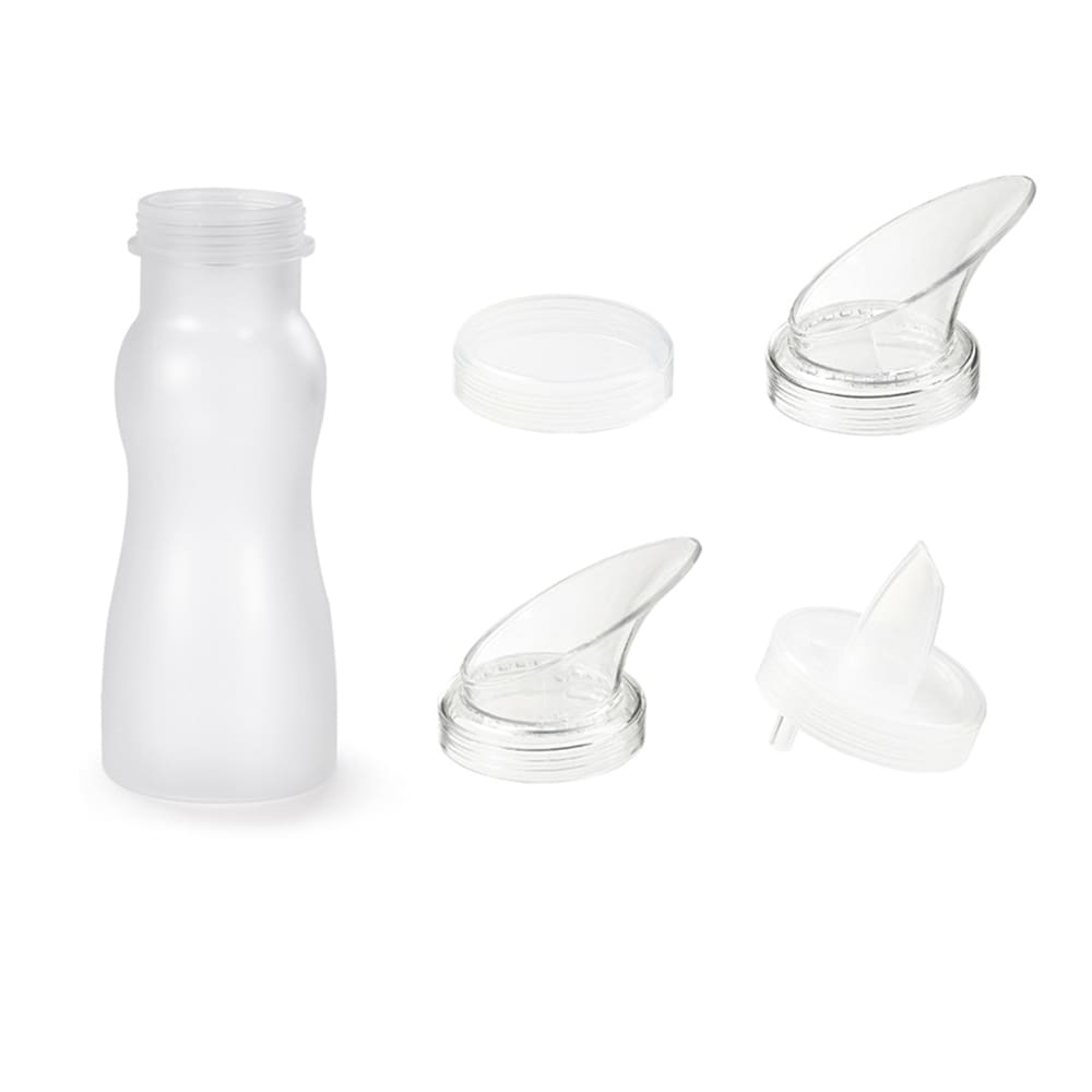 284-SDB16PC6CL 16 oz Salad Dressing/Juice Bottles Set - Polycarbonate, Clear