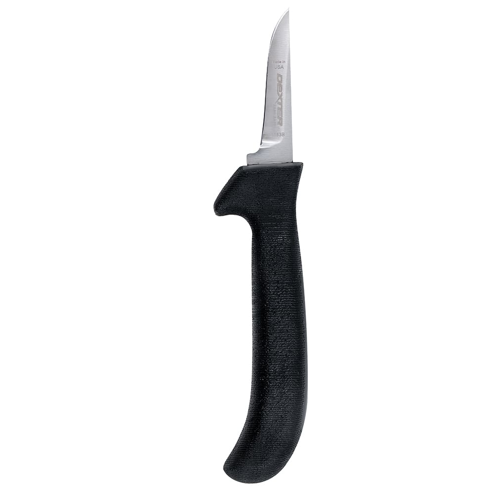 Dexter Russell EP151HGB SANI-SAFE® 2 1/2" Trimming Knife w/ Polypropylene Black Handle, Carbon Steel