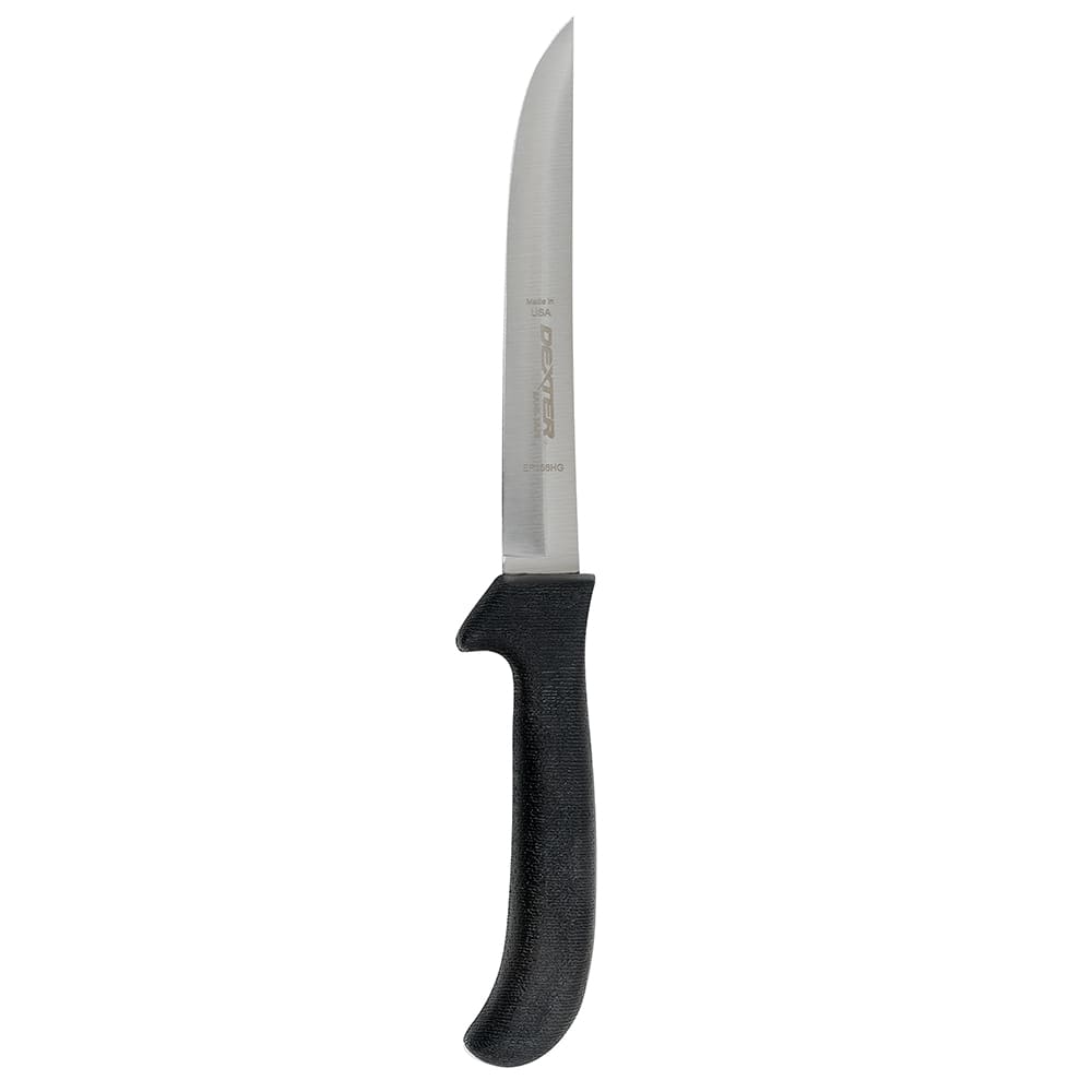 Dexter Russell EP156HGB SANI-SAFE® 6" Boning Knife w/ Polypropylene Black Handle, Carbon Steel