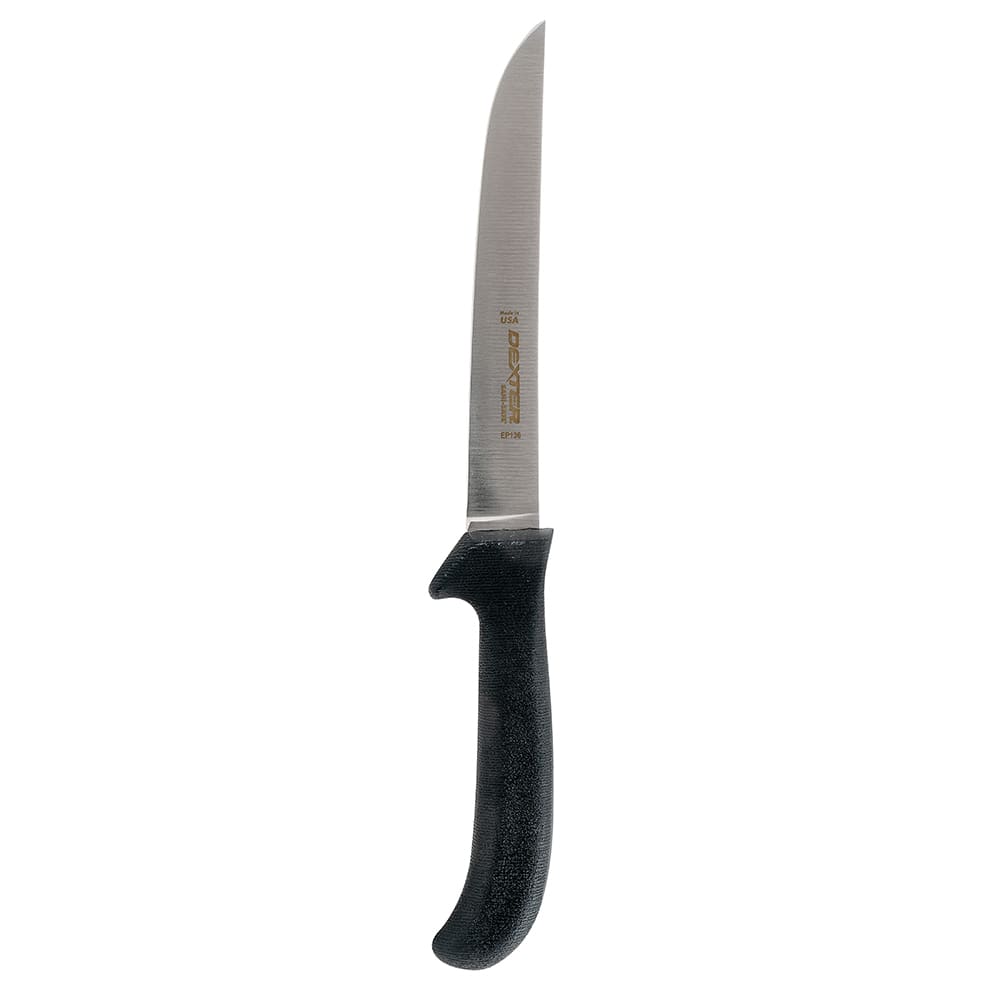 Dexter Russell EP136B SANI-SAFE® 6" Boning Knife w/ Polypropylene Black Handle, Carbon Steel