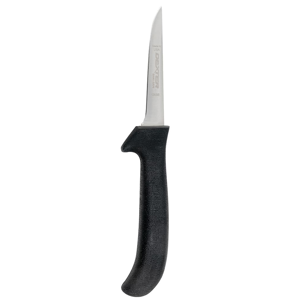 135-11263B SANI-SAFE® 3 3/4" Deboning Knife w/ Black Handle