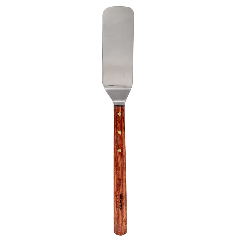 135-19740 8"x3" Turner w/ Rosewood Handle, Carbon Steel
