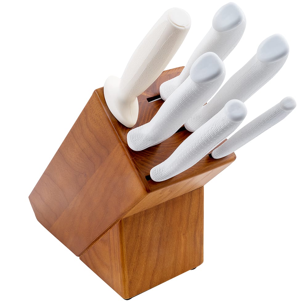 135-21008 7 Piece Knife Set w/ Wooden Block