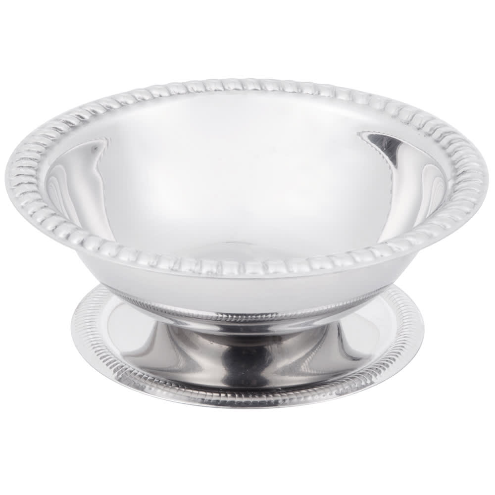 175-48003 3 1/2 oz Footed Sherbet Dish, Stainless