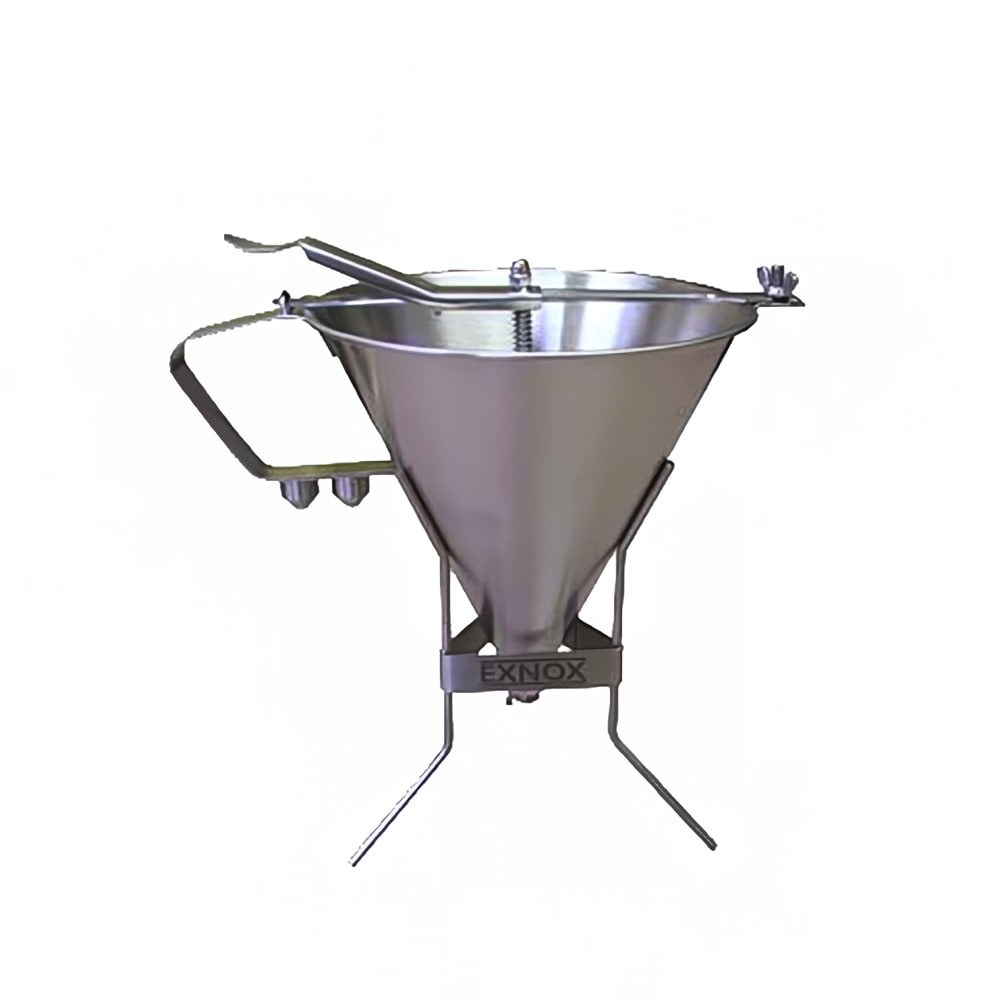 Louis Tellier EX180014 Sauce Funnel w/ 2 qt Capacity & 3 Nozzles, Stainless
