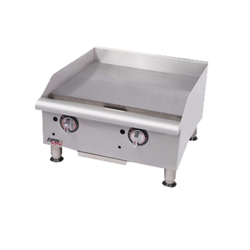 011-GGM36HLP 36" Gas Griddle w/ Manual Controls - 1" Steel Plate, Liquid Propane