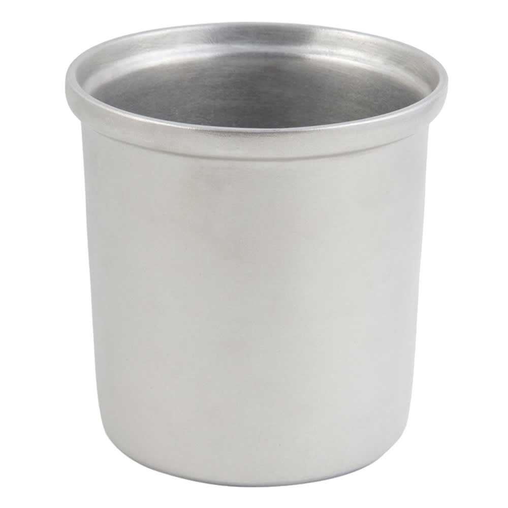 017-9203P 2 19/30 qt Dressing Container, Aluminum/PewterGlo