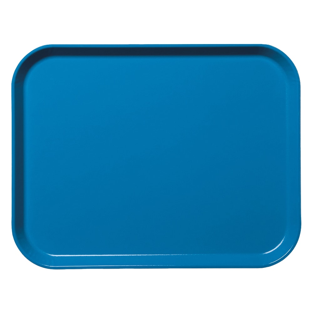 144-1216CL142 Fiberglass Camlite® Cafeteria Tray - 16 5/16" L x 12"W, Blue