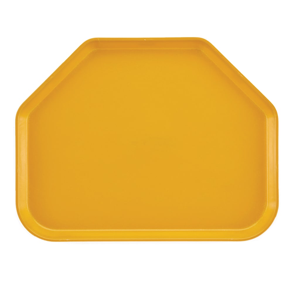 144-1418TR504 Fiberglass Camtray® Cafeteria Tray - 18"L x 14"W, Mustard