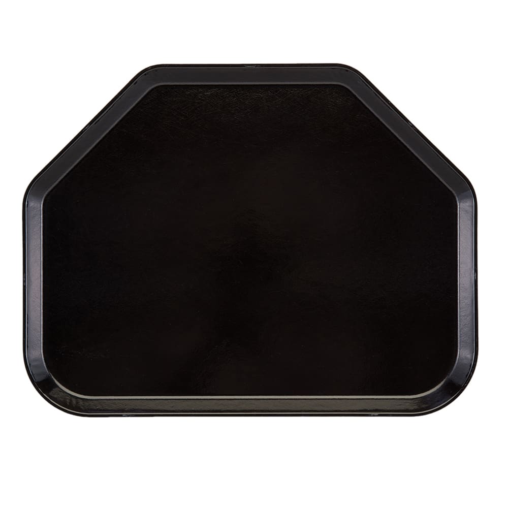 144-1520TR110 Fiberglass Camtray® Cafeteria Tray - 19 1/2"L x 14 1/2"W, Black