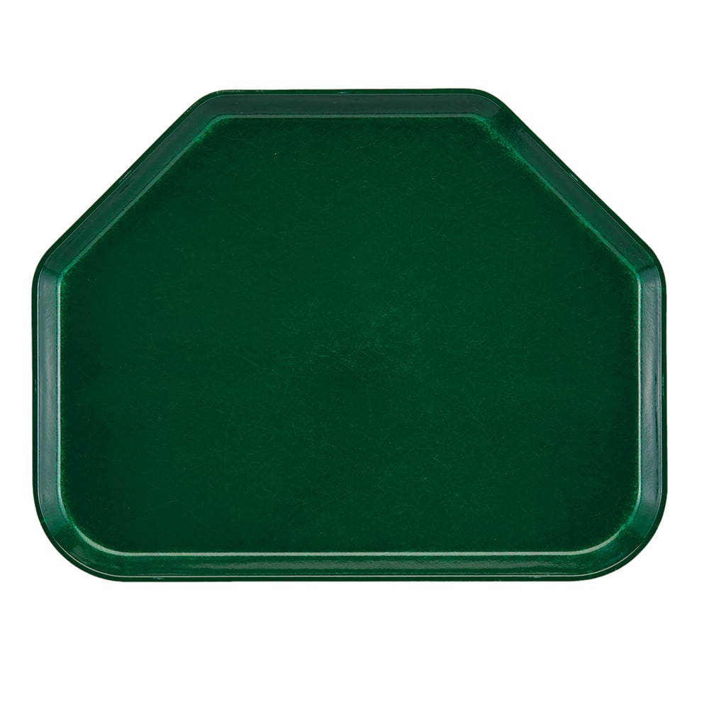 144-1520TR119 Fiberglass Camtray® Cafeteria Tray - 19 1/2"L x 14 1/2"W, Sherwood Green