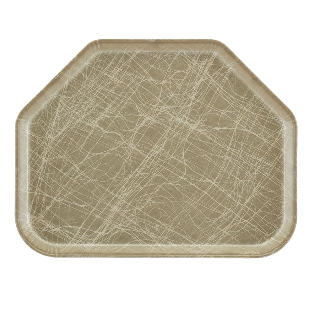 144-1520TR215 Fiberglass Camtray® Cafeteria Tray - 19 1/2"L x 14 1/2"W, Abstract Gray