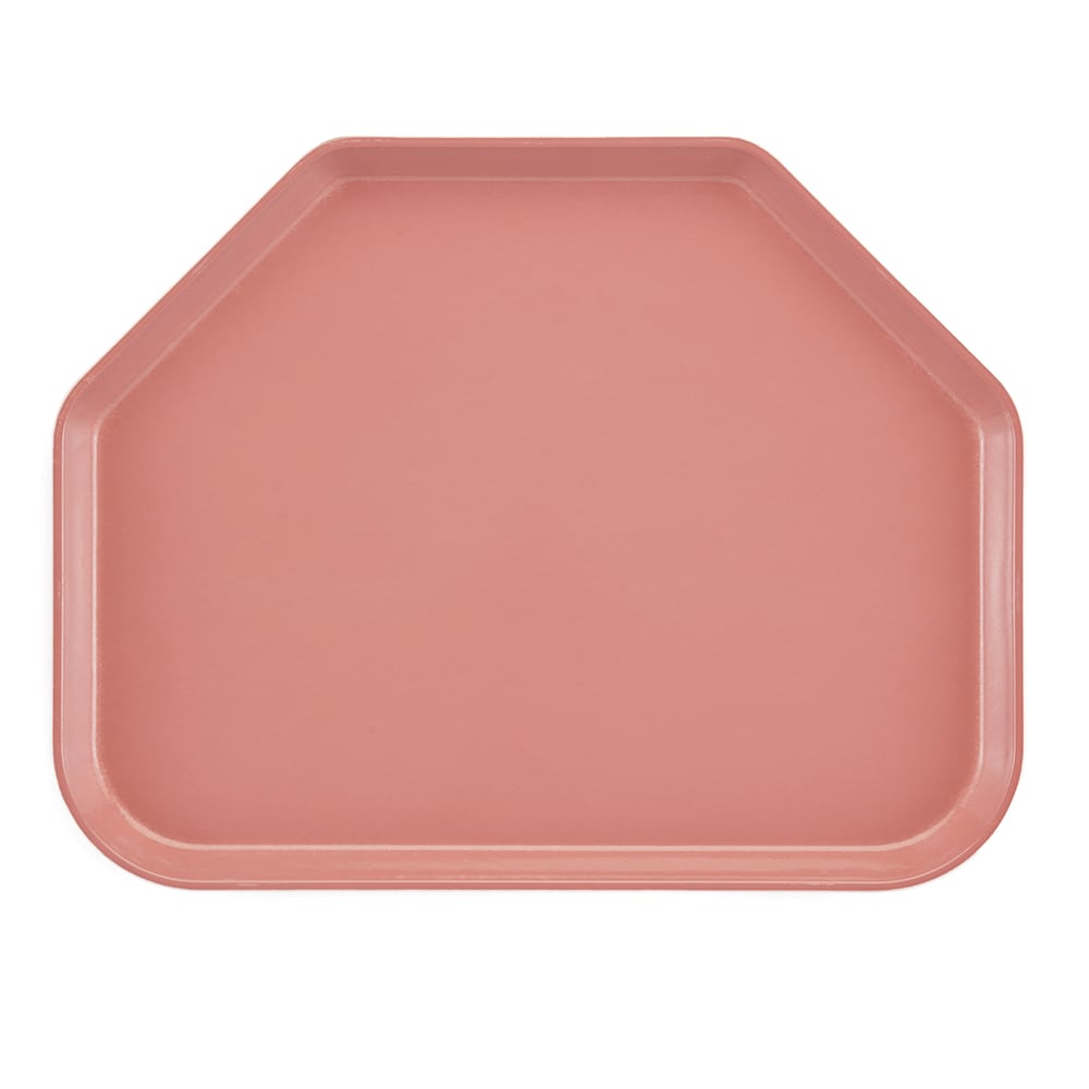 144-1520TR409 Fiberglass Camtray® Cafeteria Tray - 19 1/2"L x 14 1/2"W, Blush