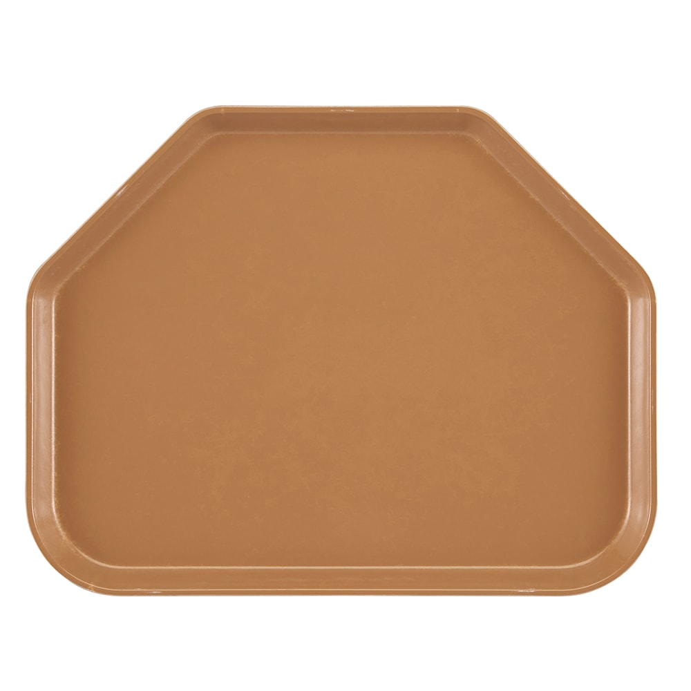 144-1520TR508 Fiberglass Camtray® Cafeteria Tray - 19 1/2"L x 14 1/2"W, Suede Brown