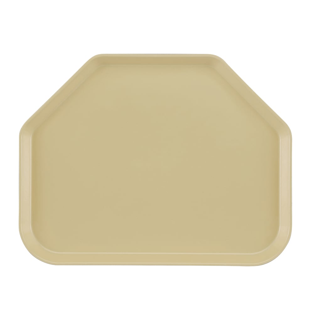 144-1520TR537 Fiberglass Camtray® Cafeteria Tray - 19 1/2"L x 14 1/2"W, Cameo Yellow