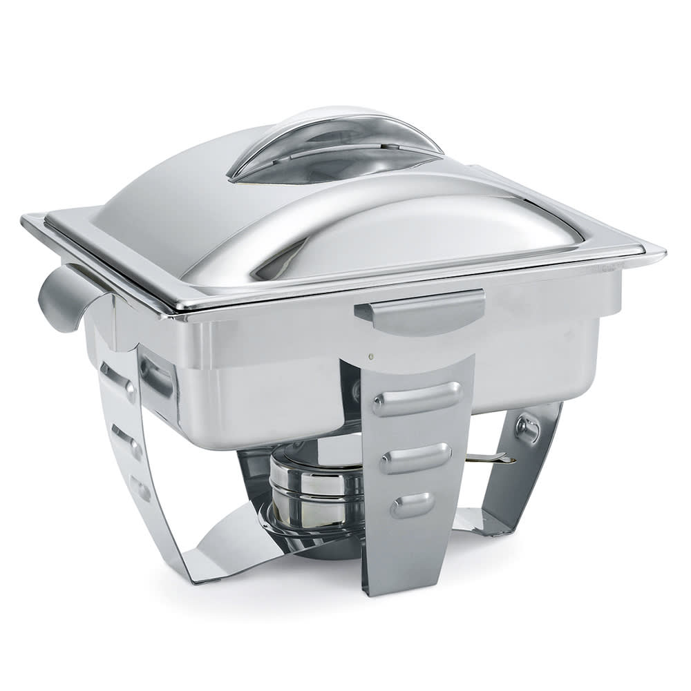 175-49529 Half Size Chafer w/ Lift-off Lid & Chafing Fuel Heat